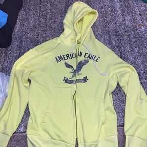 American Eagle Yellow Hoodie
